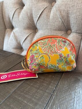 Lilly Pulitzer x Target Anniversary “See You Later” Cosmetic Bag. Brand New
